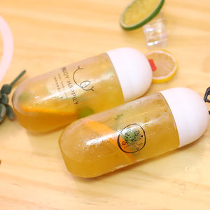 Botella de Plástico PET Transparente con Forma de Cápsula, 500 ml, para Té o Jugo, en Oferta - Product Image 5