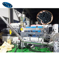 Ligne de production de granulés de PVC broyés, machine d'extrusion pour la fabrication de granulés