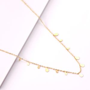 Collar con Colgante de Oro en Diseño Moderno para Chicas, Disponible en Stock, Precio de Mayoreo - Product Image 1