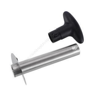 En gros LMK037 Éplucheur d'ananas manuel en acier inoxydable pour cuisine, couteau à éplucher, trancheuse, machine à couper, dénoyauteur - Product Image 5