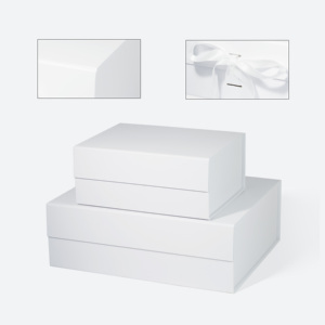 A5 Deep Magnetic Closure Collapsible Gift <b>Box</b> with Soft Touch Film Finish Premium Smooth Feel <b>for</b> Gifts with Ribbon - Product Image 5