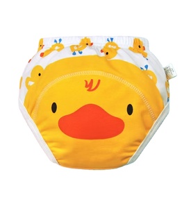 Baby training pants Fralda calças Algodão cartoon para meninos <span class=keywords><strong>e</strong></span> meninas toalete abstinência fralda TPU gaze impermeável lavável - Product Image 1