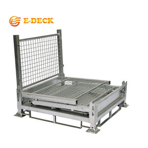 Casse metalliche pieghevoli per l'industria dello stoccaggio impilabile personalizzate - Product Image 4