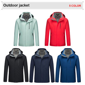 Tùy chỉnh 3-in-1 Windproof và lông cừu lót trùm đầu áo khoác ngoài trời cho nam giới với logo bán buôn lạnh bằng chứng và ấm áp kinh doanh bảo hộ lao động - Product Image 3