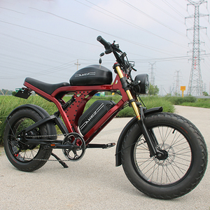 Vélo électrique à pneus larges de 20 pouces, cadre en aluminium, double batterie, 1500W, puissant, frein hydraulique, stock USA, contrôleur d'accélération KINGKONG, vélo électrique KINGK - Product Image 4
