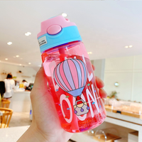 Enfants eau Sippy tasse dessin animé bébé alimentation s avec pailles bouteilles étanches en plein air Portable enfants