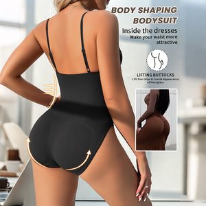 HBC Body gainant pour <span class=keywords><strong>femme</strong></span> en jersey, dos à bretelles, sans couture, respirant, écologique, effet ventre plat, séchage rapide - Product Image 2