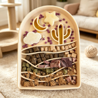 Tapis de léchage pour chien et chat avec logo et couleurs personnalisés, bol de léchage à succion puissante, bol d'alimentation lente, tapis de léchage à succion puissante