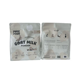 Hot Sale Custom Logo 1lb 2lb Aluminium Flat Bottom Side Gusset Plastic <strong>Pouch</strong> <strong>Milk</strong> Protein Powder Regular Zipper Packaging Bag - Product Image 5