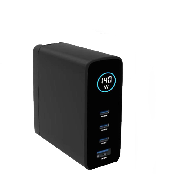 Power Charger Factory Direct PD 3.0 GaN Charger with Interchangeable Global Plugs UK EU US AU
