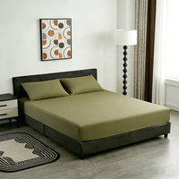 Draps de mise à la terre à poches profondes de 15 pouces, 90 % coton, 10 % fibres d'argent, draps-housses de mise à la terre pour lit
