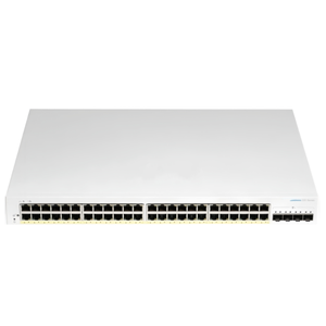 Commutateur PoE Gigabit 48 ports CBS220-48P-4G, puissance totale 740W, 4 ports SFP Gigabit Uplink, gestion réseau Web Light, commutateur rack 1U - Product Image 1