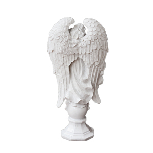 Sculpture de déesse grecque en polyrésine Statues d'ange blanc <span class=keywords><strong>nordique</strong></span> avec ailes - Product Image 2
