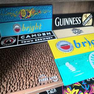 Tapis de bar personnalisé en PVC souple écologique, tapis anti-déversement, tapis carré en caoutchouc, tapis de bar personnalisés pour accessoires de bar - Product Image 3