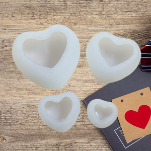 Heart Shaped Epoxy Molds 7 Pieces Cake And Candle Mold For Valentine's Day - Product Image 2
