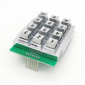 IP65 Wasserdichte 3x4 Matrix Numerische Outdoor Gate Lock-Tastatur mit Zink legierung Metall tastatur CE/FCC/ISO9001 zertifiziert - Product Image 5