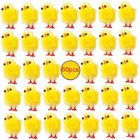 60 pièces Mini poussins de pâques, poulet de pâques décoratif jaune petit poulet Offre Spéciale 3cm de haut