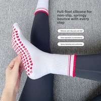Calcetines de Alta Calidad con Logotipo Personalizado, Calcetines Transpirables para Pilates para Mujer, Calcetines Antideslizantes para Deportes