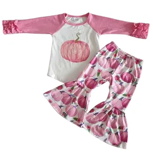 नई स्टाइलिश शरद ऋतु बेबी बू एपलिक कपड़े बच्चों को गोद में ले जाती है