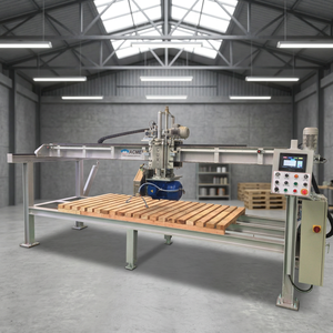 Machine à découper CNC à pont de 10 CV pour la découpe de dalles de granit, de marbre et de quartz - Product Image 1