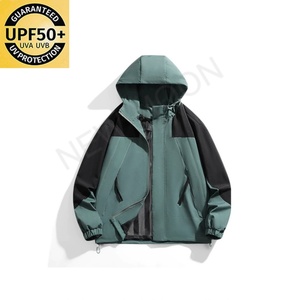 Chaqueta Impermeable Personalizada para Exteriores, Chaqueta Ligera Cortavientos, Chaqueta Deportiva Impermeable Personalizada con Protección Solar UPF50 para Hombre - Product Image 5