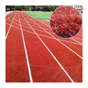 Piste de course extérieure de <span class=keywords><strong>couleur</strong></span> rouge de 25mm sol de sport en <span class=keywords><strong>gazon</strong></span> artificiel <span class=keywords><strong>gazon</strong></span> <span class=keywords><strong>synthétique</strong></span>/piste de terrain de football - Product Image 1