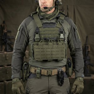 Gilet tactique d'extérieur avec bretelles et poche frontale pour chargeur - Product Image 2