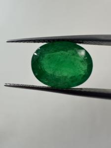 พลอยแซมเบียธรรมชาติทรงรีมรกตตัดเหลี่ยมเพชรพลอยหลวมสำหรับทำเครื่องประดับราคาขายส่ง - Product Image 2