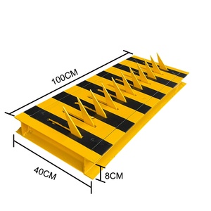 Controllo del traffico all'ingrosso in acciaio per pneumatici di sicurezza punte per la strada barriera a senso unico manuale per pneumatici - Product Image 1
