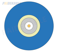 Cable de Fibra Óptica ROV de 1 SMF con Conductor de Cobre PUR de Una Sola Capa Equipado con Conectores Subacuáticos