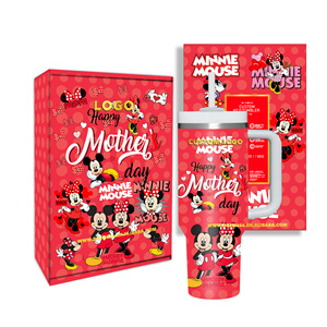 Ensemble cadeau de tasses isothermes avec logo personnalisé Dessnney, gobelet de 40 oz, motif souris de dessin animé, joyeuse fête des mères, <span class=keywords><strong>tasse</strong></span> à double paroi anti-fuite sous vide - Product Image 1