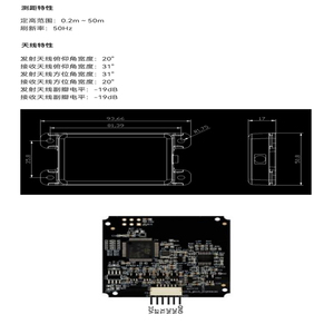 CUAV Flightcase 24GHz 50M/164FT Sensor de <span class=keywords><strong>Radar</strong></span> de Onda Miniatura para Dron UAV ISTRA24 Altímetro Telémetro <span class=keywords><strong>Radar</strong></span> Ala Fija VTOL - Product Image 5