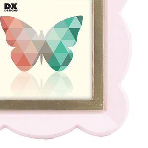 DX thiết kế bán sỉ tùy chỉnh nhà máy bằng gỗ hình ảnh khung trang trí nội thất gỗ cổ điển MDF <span class=keywords><strong>4x4</strong></span> sóng khung ảnh - Product Image 4