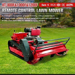 Nhà Máy bán hàng trực tiếp cao su theo dõi điều khiển từ xa flail Máy cắt cỏ robot không lần lượt khả năng áp dụng cho trang trại - Product Image 4