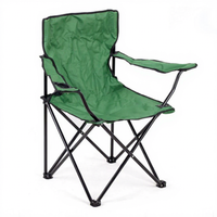 Chaise de camping pliante portable légère pour l'extérieur, chaise longue de plage avec accoudoirs – Offre Spéciale