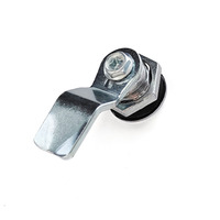 Loquet à came de compression à quart de tour en alliage de zinc/acier inoxydable pour porte de placard électrique, serrures à languette rotatives GAL, vente en gros