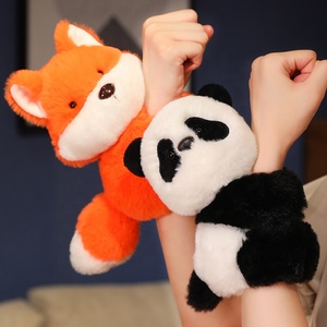 Fox Raccoon Koala Panda <strong>Clap</strong> Circle <strong>Toys</strong> Slap Snap Wrap Wristband Bracelet Plush <strong>Hand</strong> Ring Fun Pop Circles Kids Christmas Gift - Product Image 3