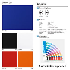 UV耐性<span class=keywords><strong>PVC</strong></span>滑り止めダイヤモンドグリッパ生地素材モトクロスMXリブシートカバーオートバイサドル - Product Image 3