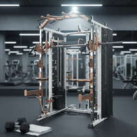 Nouvelle Machine Smith Multifonctionnelle XINRUI 2026 – Équipement de Gym en Métal Robuste avec Pile de Poids de 70 kg – Exercices pour Jambes et Dos – Garantie 5 Ans