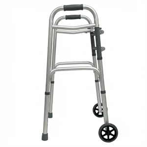 מחיר סיטונאי הליכון עם גלגלים ובלמים וגובה מתכוונן לשימוש ביתי לקשישים - Product Image 3