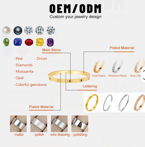 Ciondolo Geometrico Minimalista in Acciaio Inossidabile con Zirconia, Personalizzabile con Incisione di Nome o Logo - Product Image 4