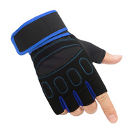 Gants de gymnastique demi-doigts pour hommes pour le fitness respirant et ventilé pour l'exercice de musculation course cyclisme-Vente en gros