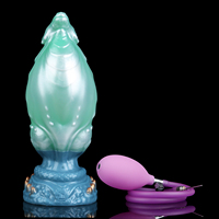YOCY Dragon Dildo, Plug anal gonflable, Dildo à nœud géant, Jouet sexuel en silicone, Extenseur anal pour adultes, Massage de la prostate, Stimulation du point G