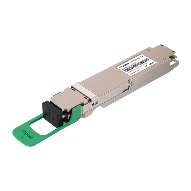800G OSFP 2xFR4 Finned Top Optical Transceiver 850Gbps PAM4 1310nm 2km Dual LC SMF 16.5W for High Density AI Data Center