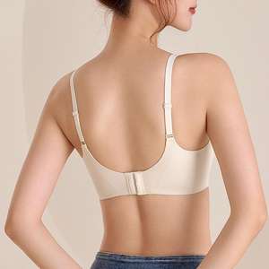 Soutien-gorge sans armatures de haute qualité, petit format, sans coutures, anti-affaissement, avec bandes latérales souples en gel, effet push-up, confort optimal pour la poitrine - Product Image 2
