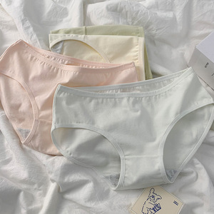 Braguitas de Algodón de Alta Calidad para Mujer, Corte Medio, Color Sólido, Sin Costuras, Cómodas, Antibacterianas, Tipo Triángulo, Venta al Por Mayor - Product Image 4