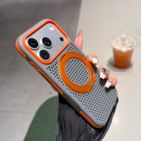 Étui magnétique robuste Premium 2300GS avec béquille pivotante à 360° pour iPhone 13-18 Pro Max, coque en maille avec revêtement anti-salissure Excimer