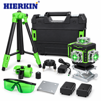 Niveau laser HIERKIN à piles pour alignement vertical de plafonds suspendus, prix et interrupteur de niveau laser