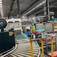 Système de palettisation semi-automatique à la fin de ligne, solution d'emballage clé en main résistante au feu pour l'industrie chimique CST