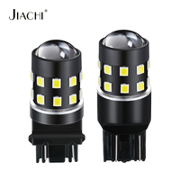 JiaChi-Ampoule LED 3156 3157 pour clignotant arrière, remplacement automatique pour feux de recul de voiture T25 P27W P27/7W, haute puissance 12v 24v Len